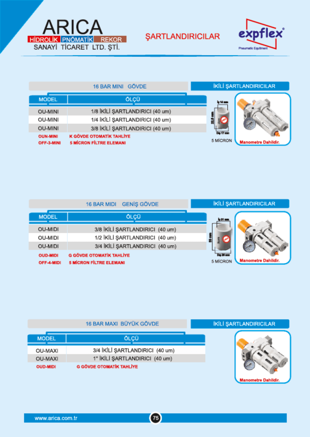PNOMATIK SARTLANDIRICILAR Sayfa 1